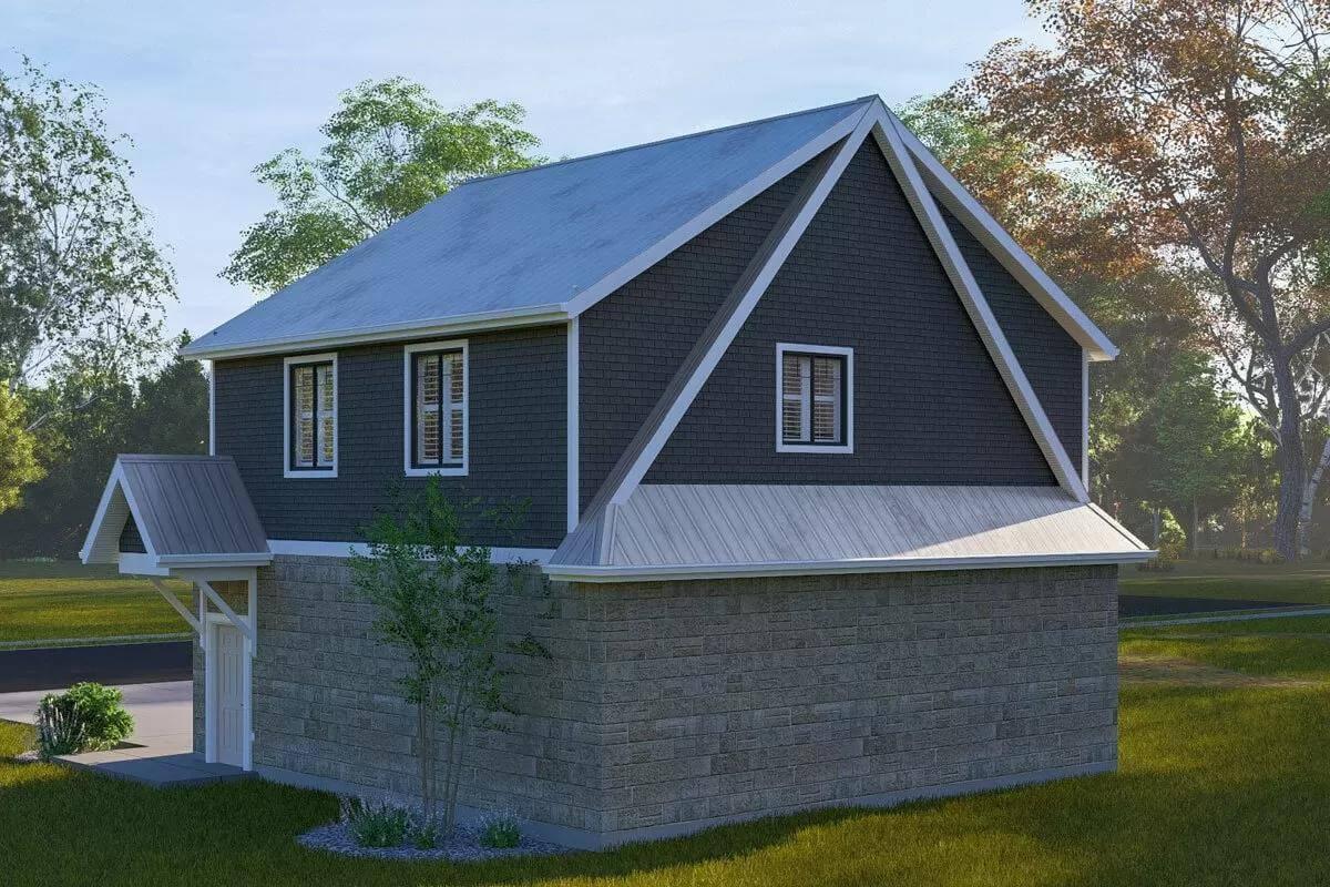 Admire the Craftsman Details on This Lofted Garage Exterior