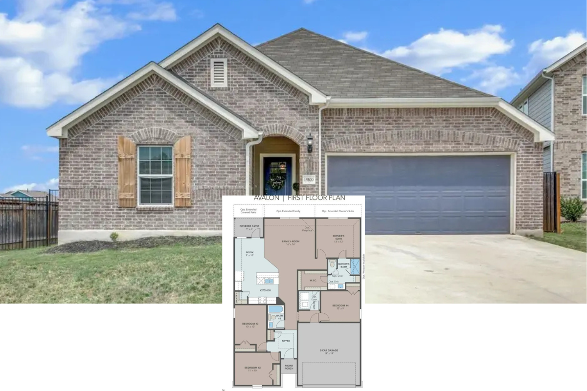 Contemporary Ranch-Style 4-Bedroom Home for a Corner Lot with Open-Concept Layout (1,715 Sq. Ft. Floor Plan)