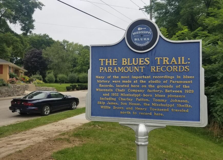 The current image has no alternative text. The file name is: Paramount_Records_Blues_Trail_Marker.jpg