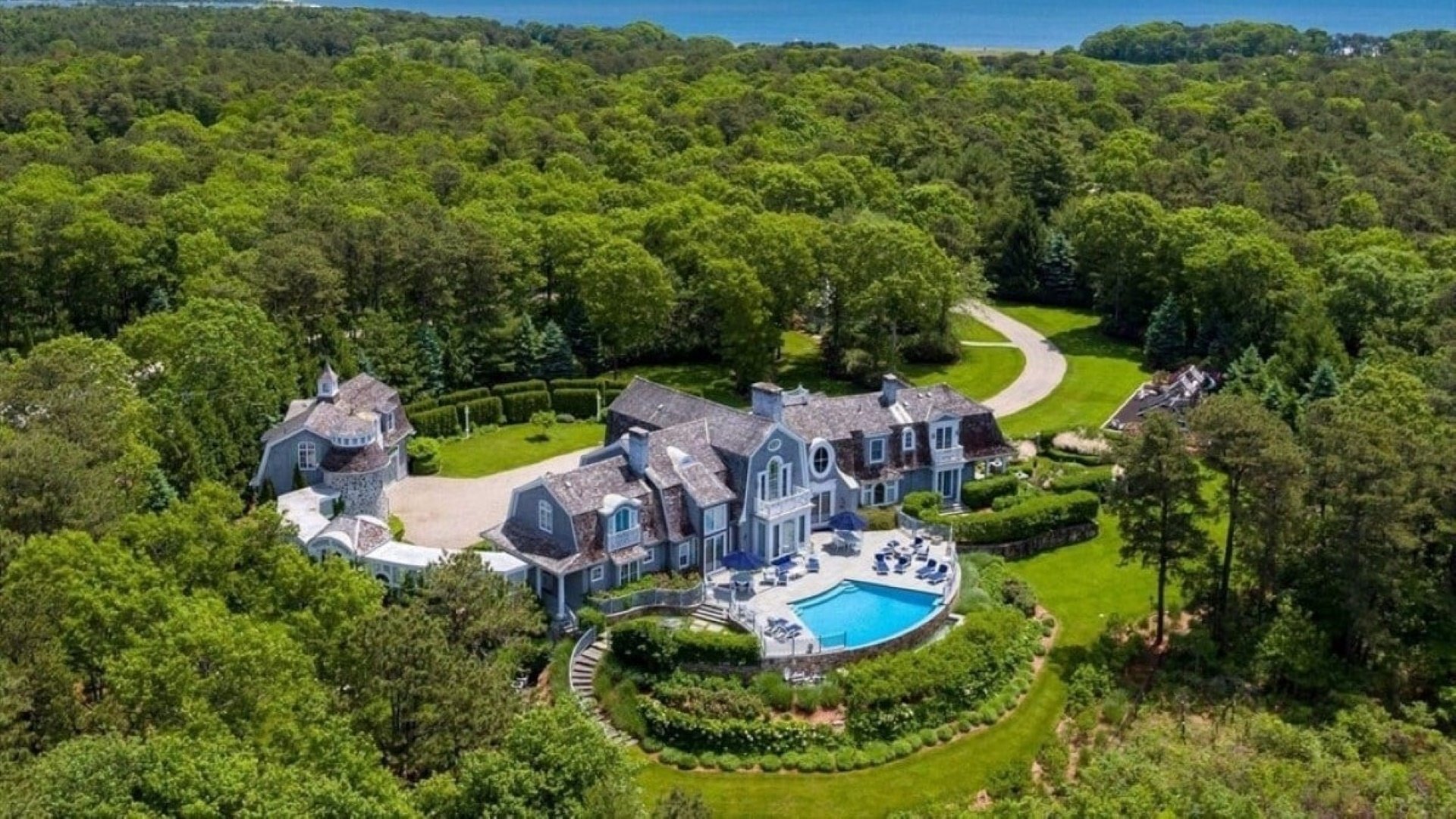 Explore this Extraordinary Waterfront Mansion on Massachusetts' Storied Cape Cod Blending Old-World Elegance with Modern Luxury