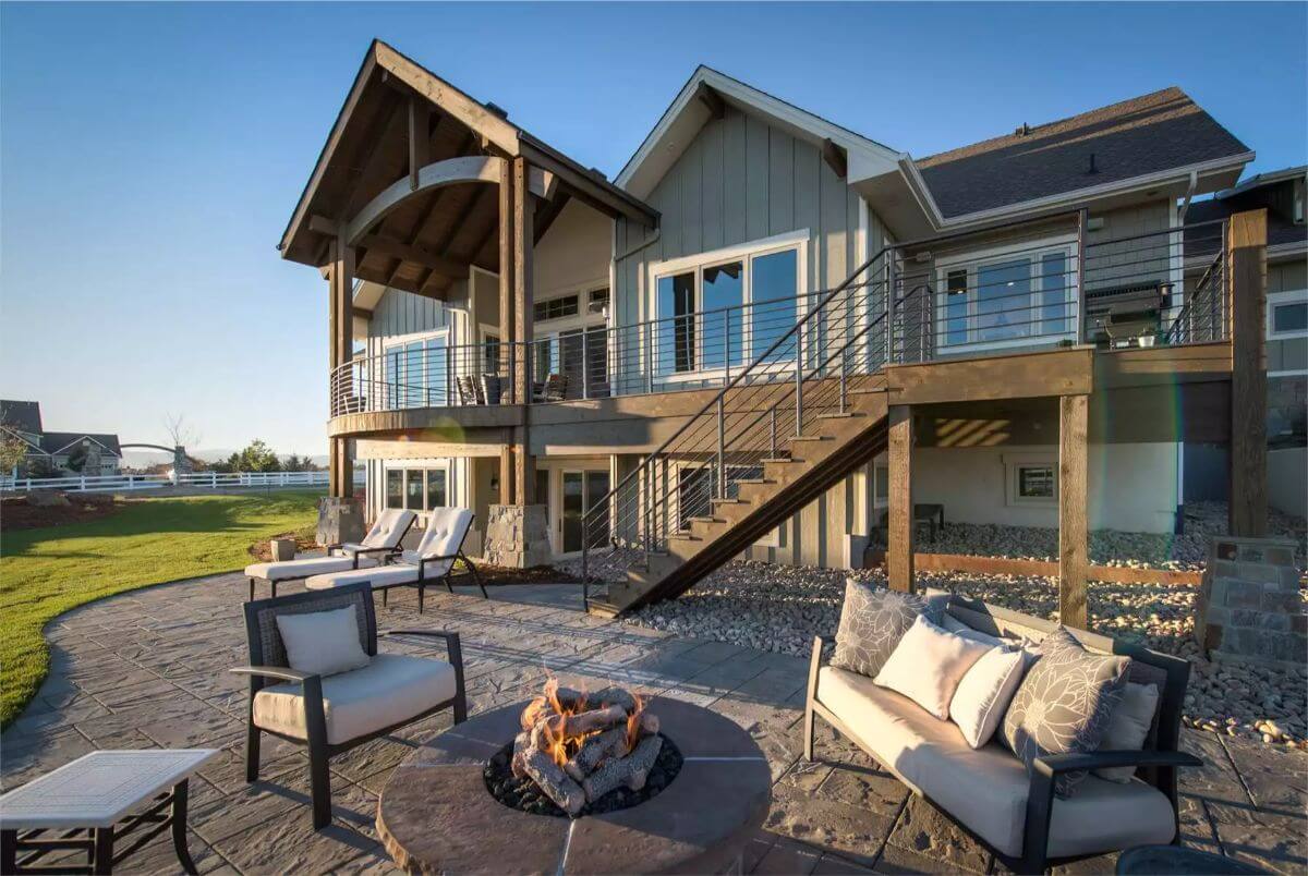 Rear Patio