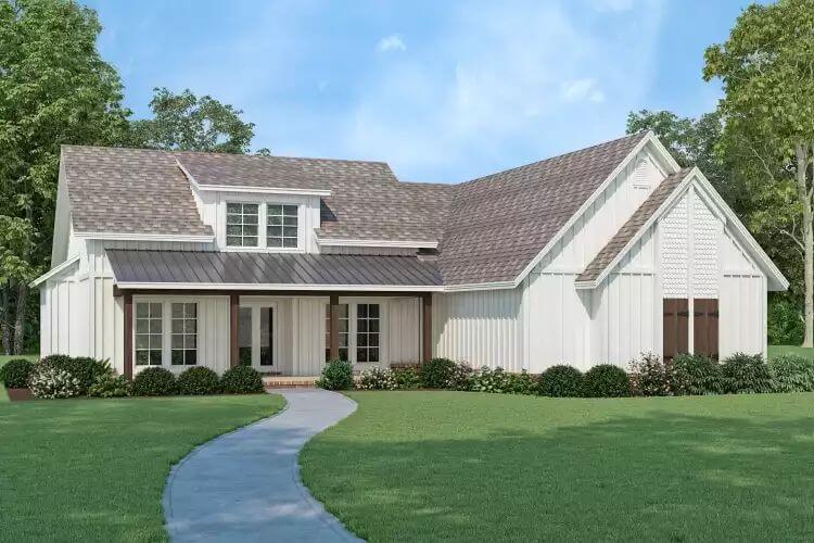 3-Bedroom Avera Cottage-Style Home for a Corner Lot with Open Concept Design (Floor Plan)