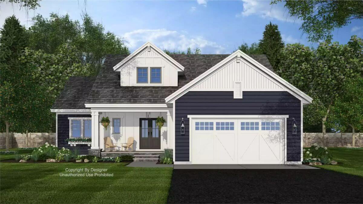 Ashford Ave 4-Bedroom Country-Style Home with Open Living Space and Loft (Floor Plan)