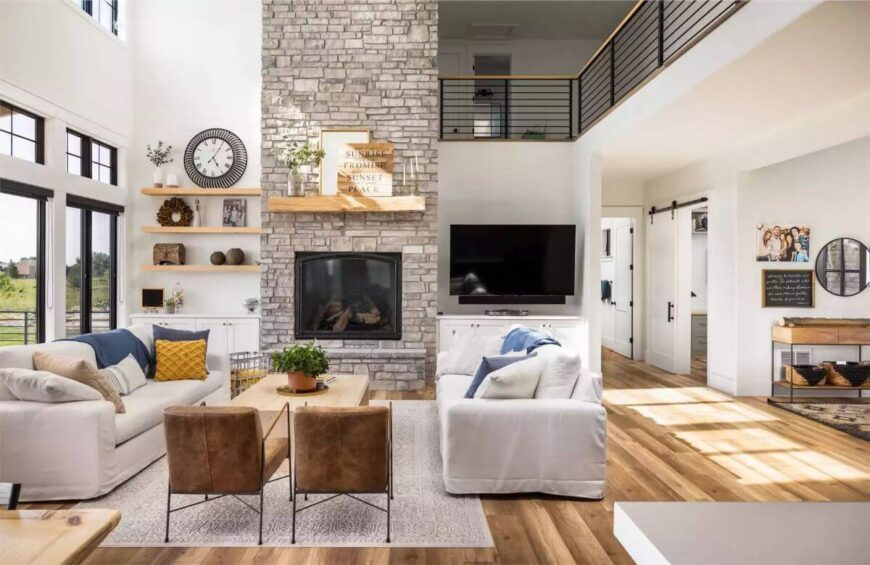 Elderbrook 4-Bedroom Modern Farmhouse with Balcony and Walkout Basement ...