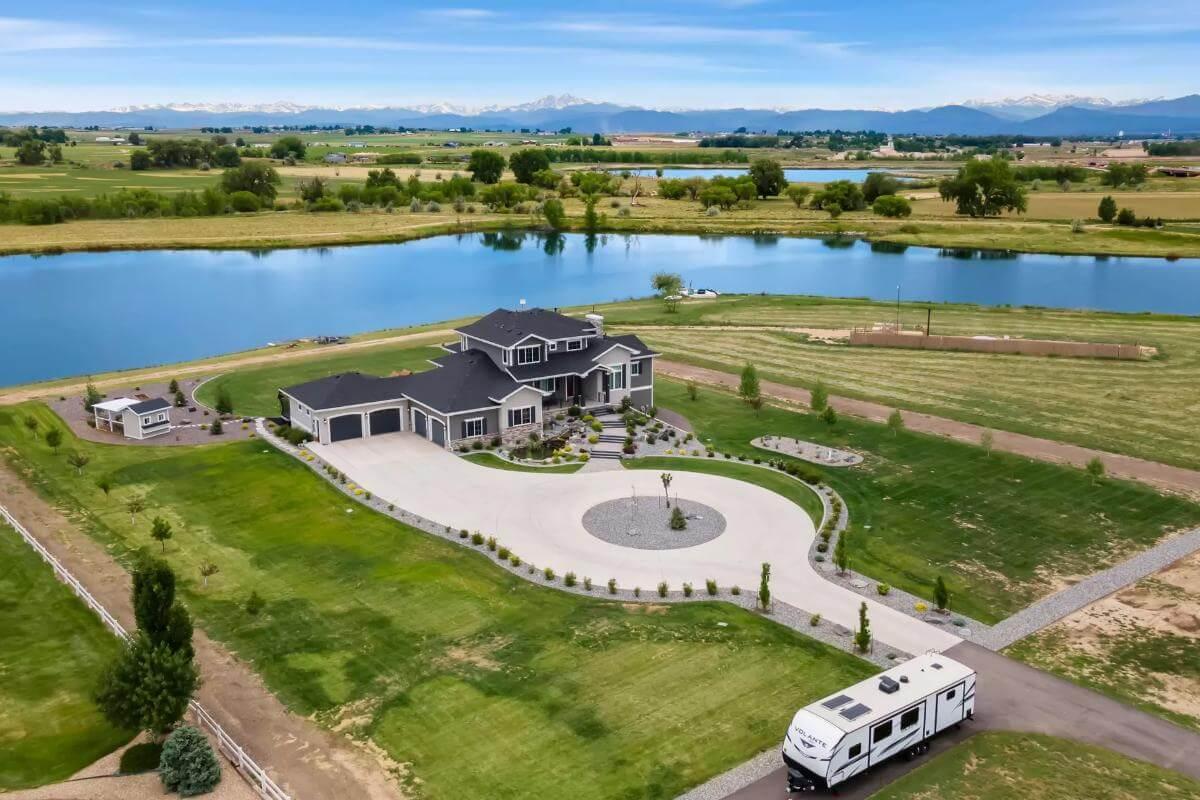 Impressive Craftsman Home with Panoramic Lake and Mountain Views