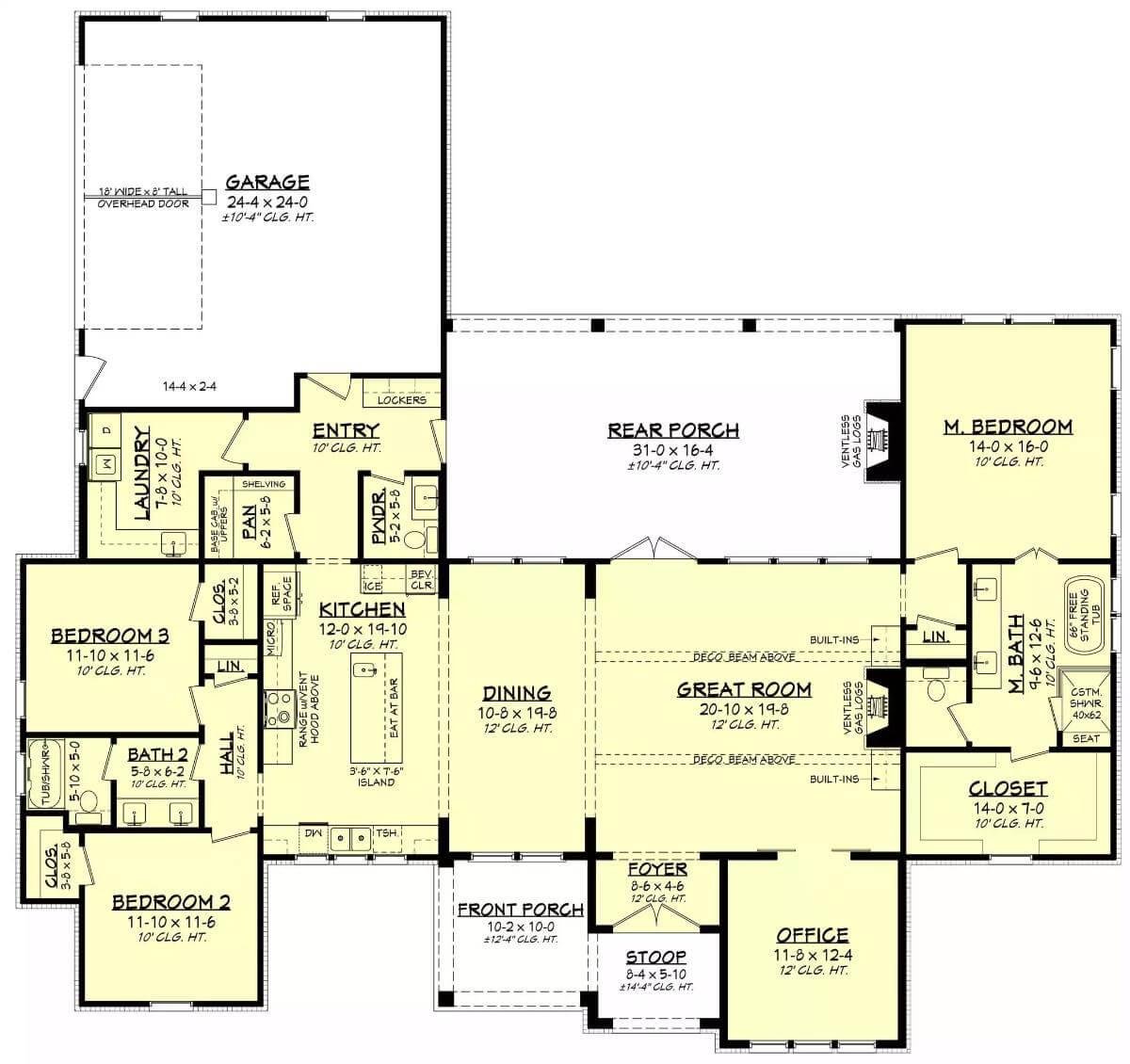 Spacious Main Floor Layout with a Cozy Office Nook