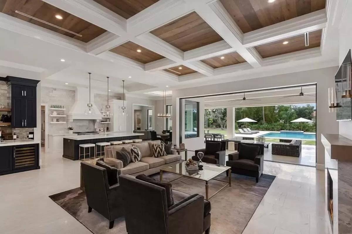 Check Out the Seamless Flow from This Living Space to the Outdoors