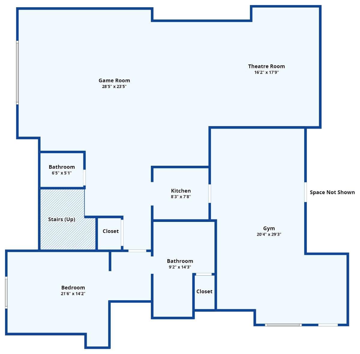Wow, Notice the Expansive Game Room in This Versatile Lower Level