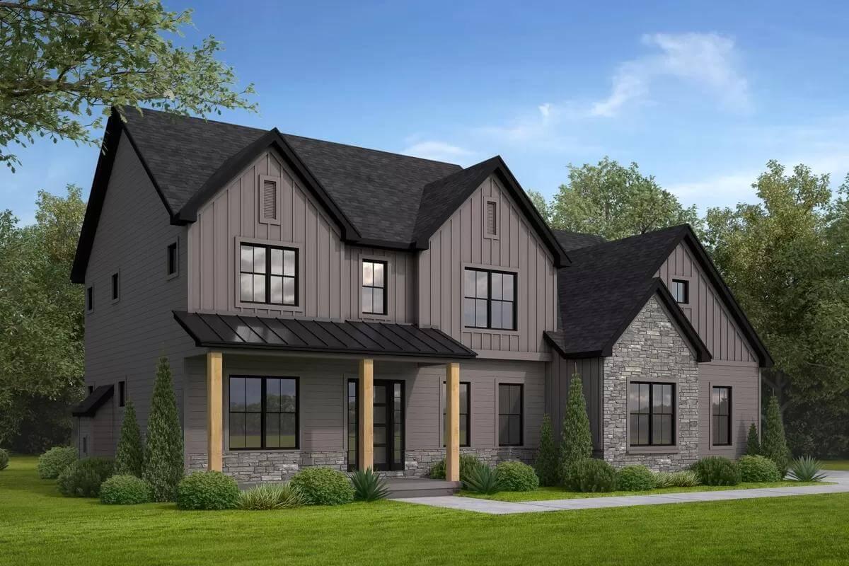 Timeless Elegance: Stone and Siding Combine Flawlessly in This Craftsman Exterior
