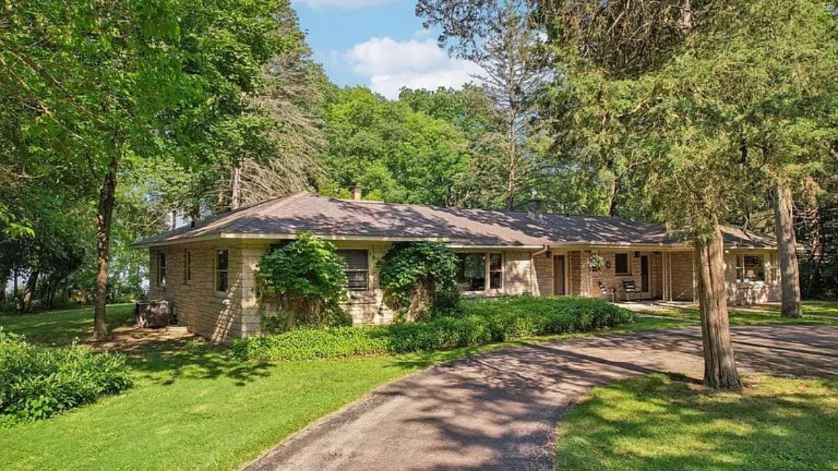 Look at the Mature Trees Embracing This Ranch-Style Home
