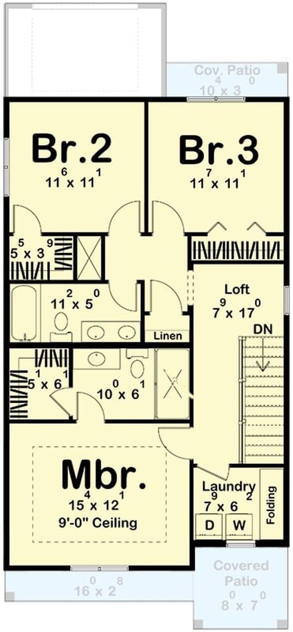 Thoughtfully Arranged Second Floor with Versatile Loft Space
