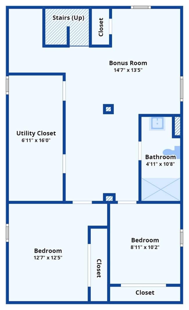 Flexible Bonus Space with Utility RoomโIdeal for Crafting or Play