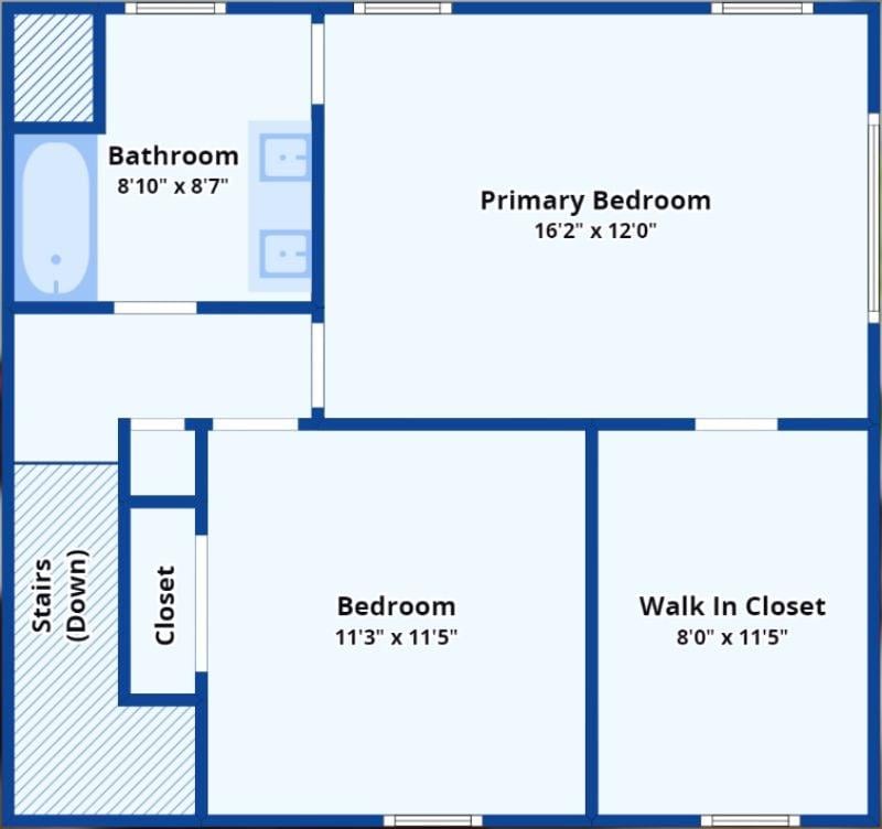Check Out the Spacious Layout on the Second Floor
