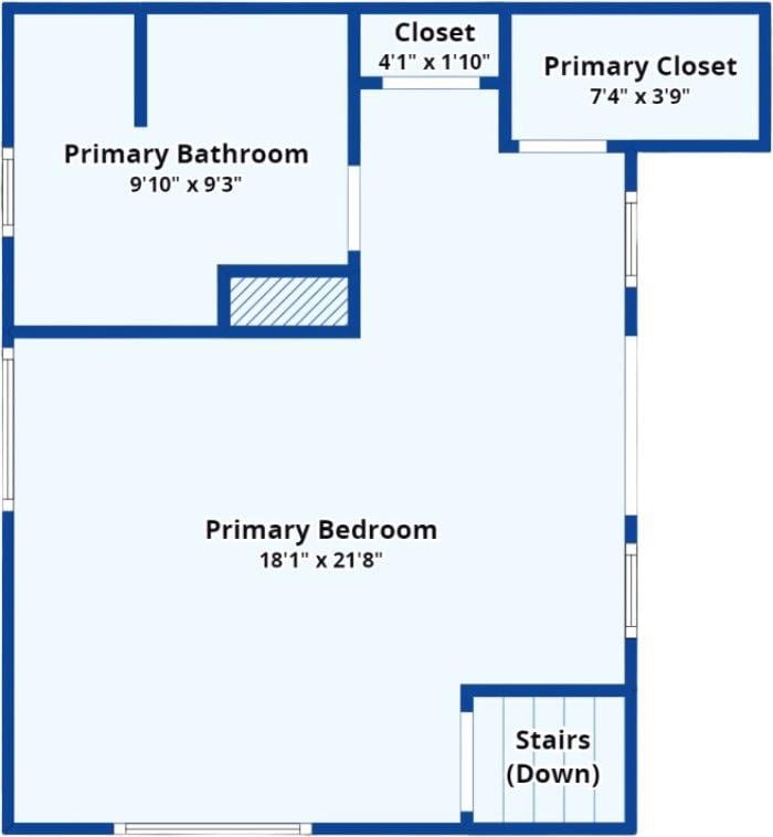 Explore the Spacious Primary Suite with Thoughtful Layout