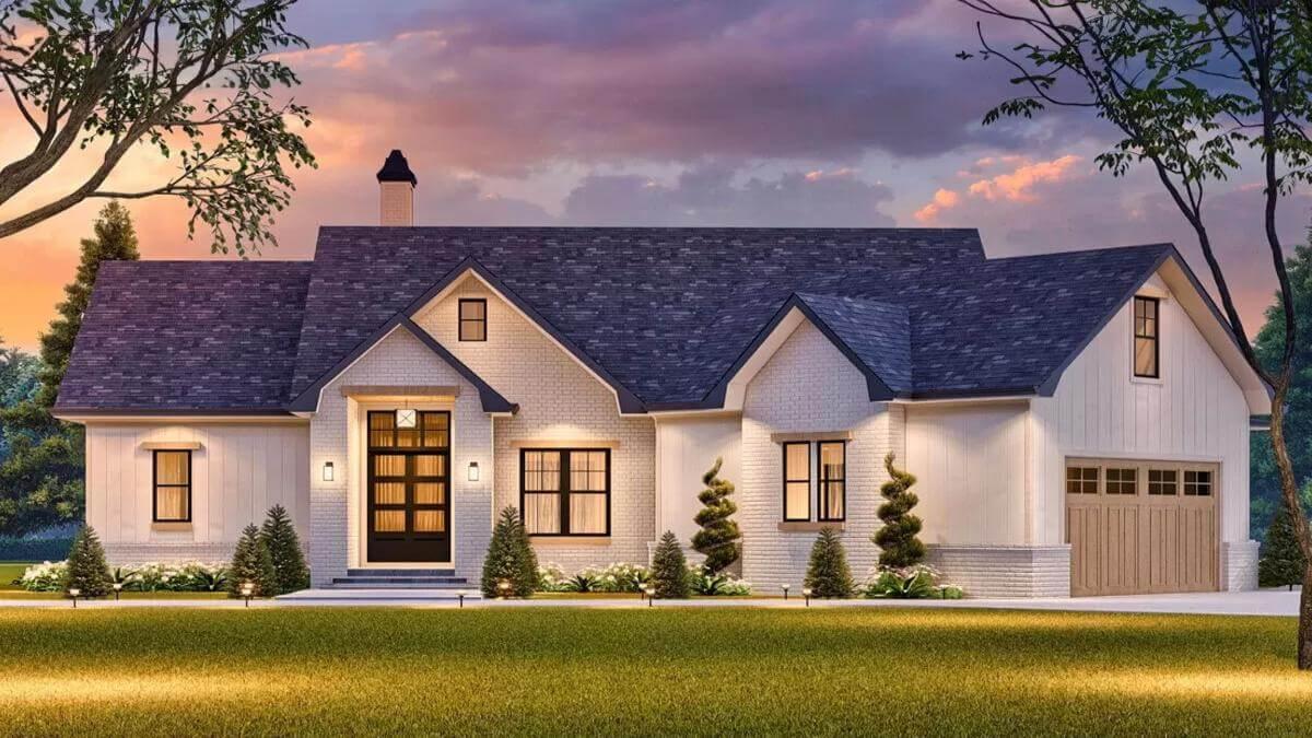 Craftsman Charm with a Modern Edge in This Inviting Facade