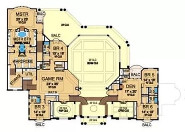 Discover the Luxurious Upper Level with Game Room and Private Balconies