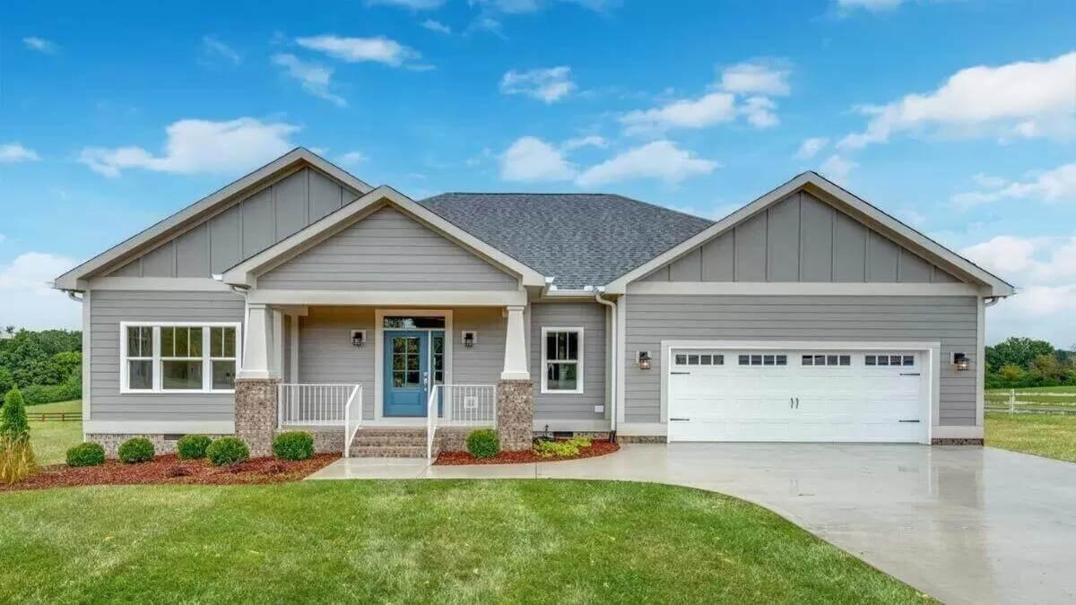 Classic Craftsman Vibe with a Touch of Stone Detail
