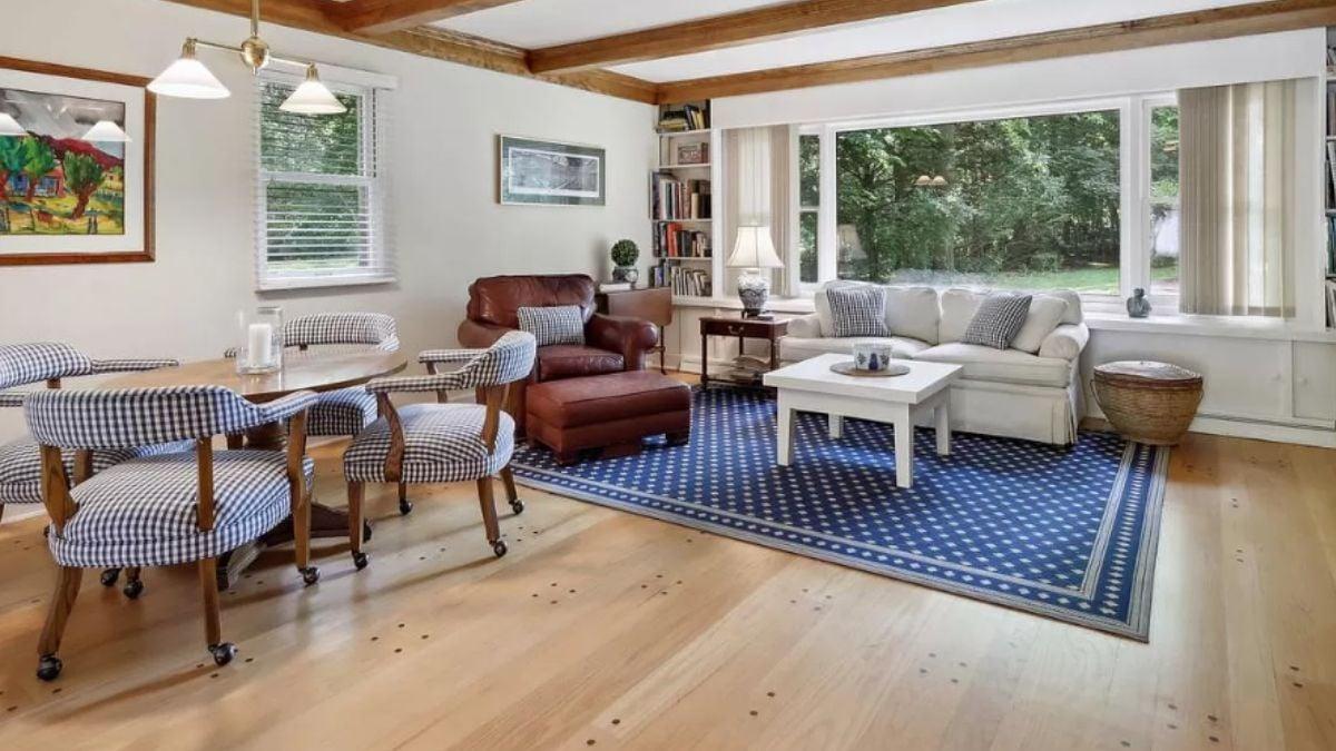 Notice the Cozy Reading Nook and Classic Checkered Chairs