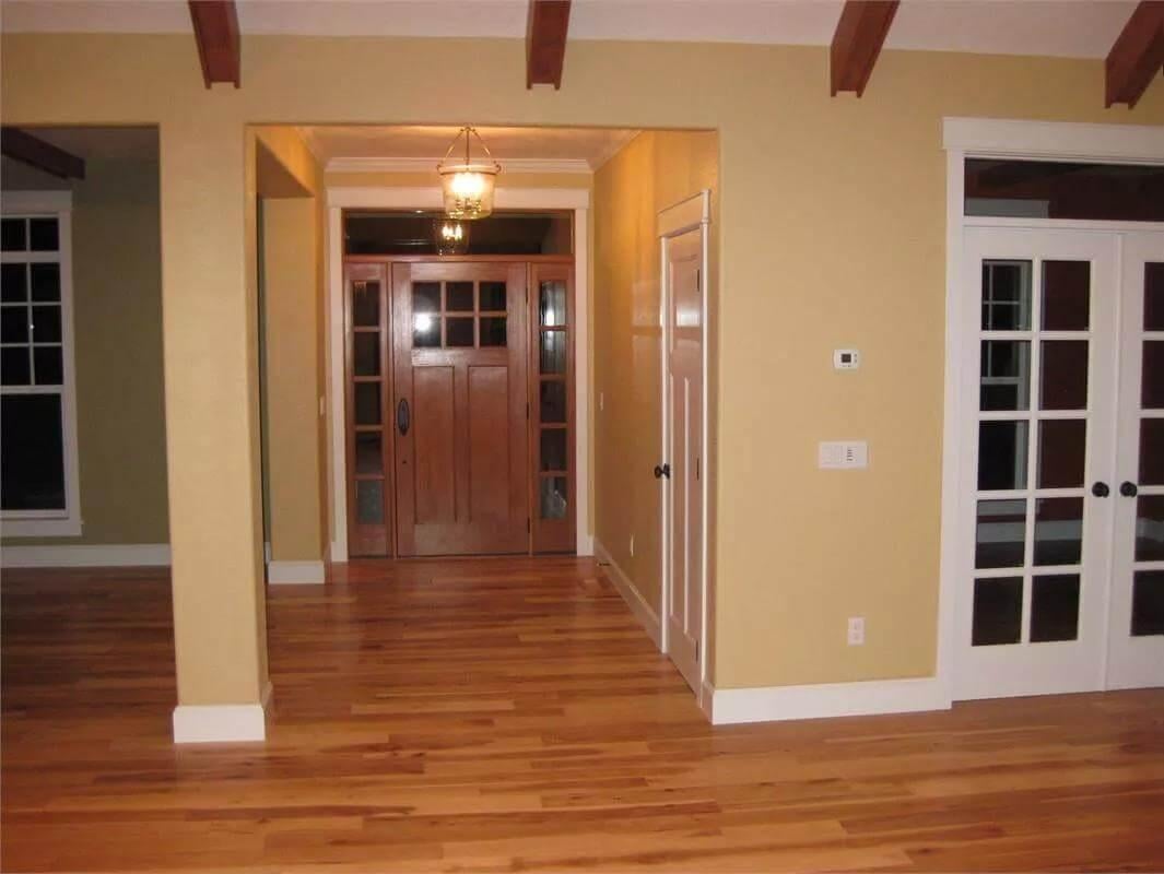 Wow, Look at These Elegant Hardwood Floors and French Doors