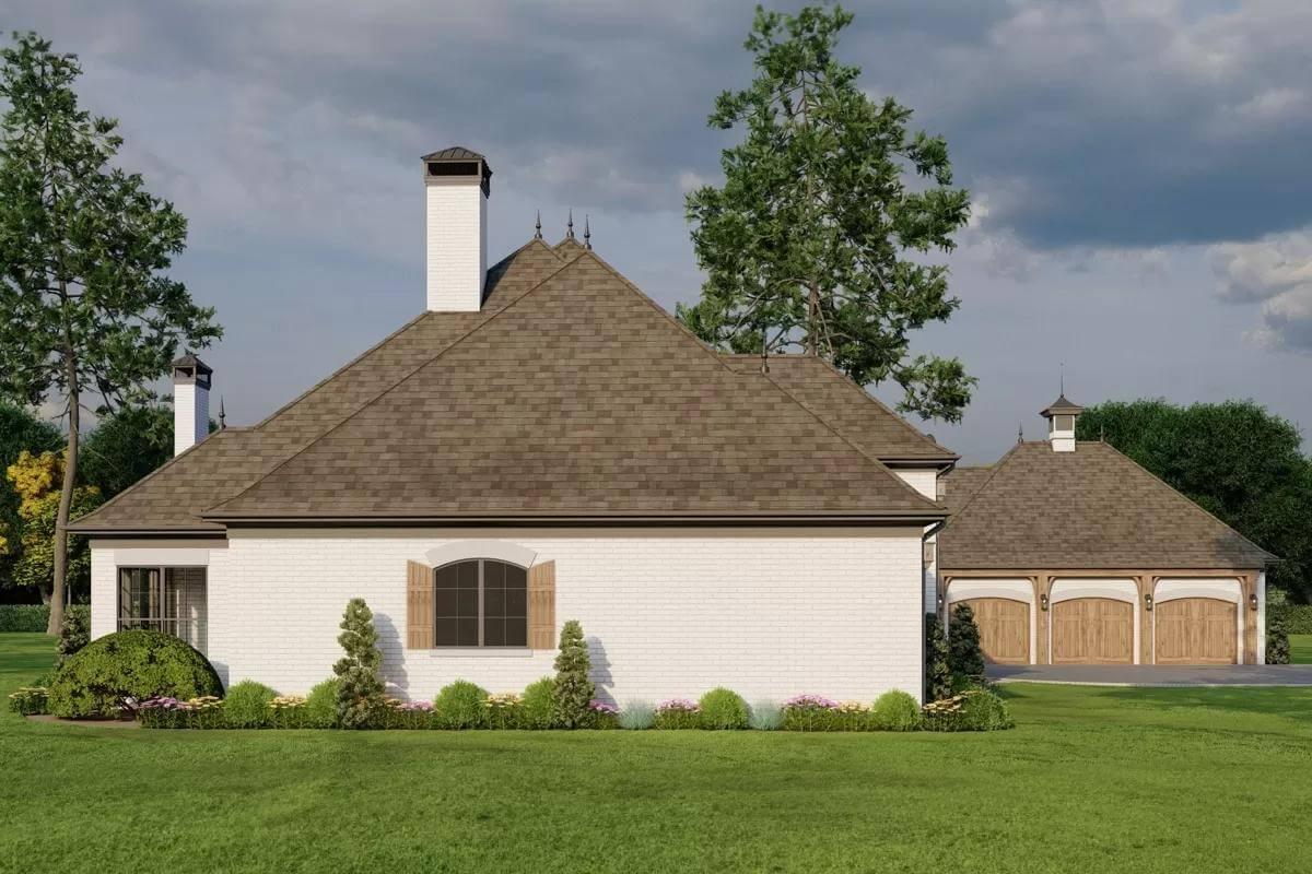 Classic Charm Highlighted by Twin Chimneys and Subtle Landscaping