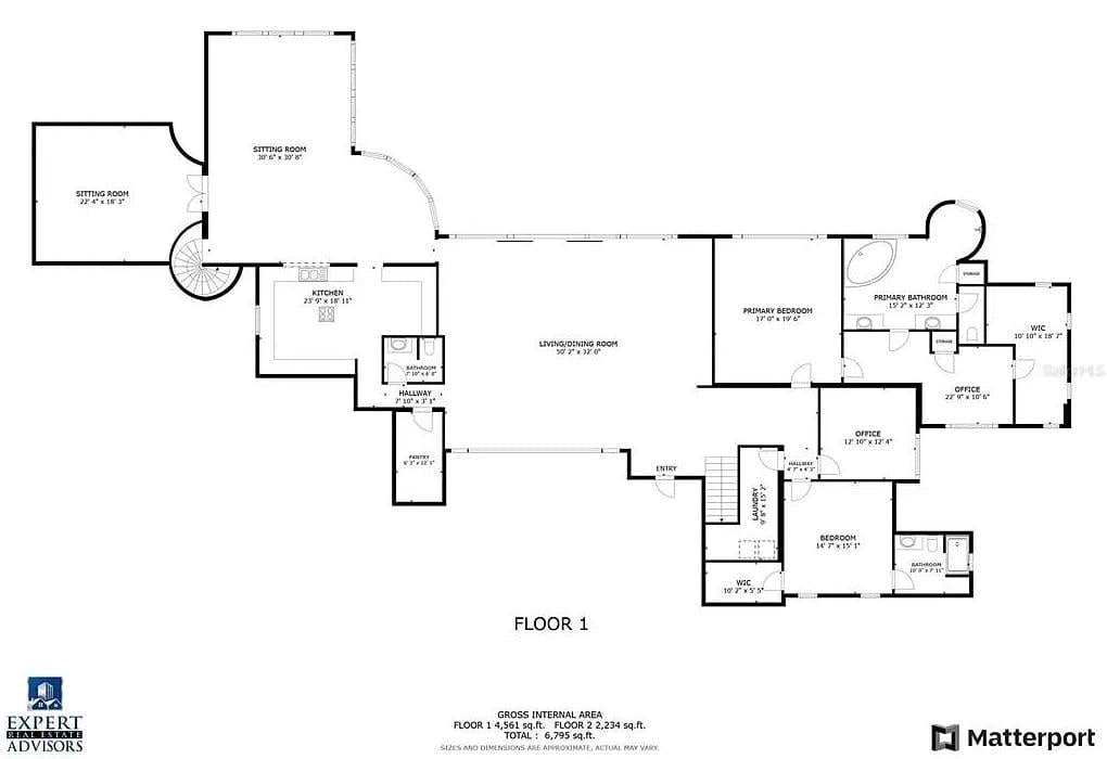 Exploring the Expansive Main Floor Layout with Dual Sitting Rooms