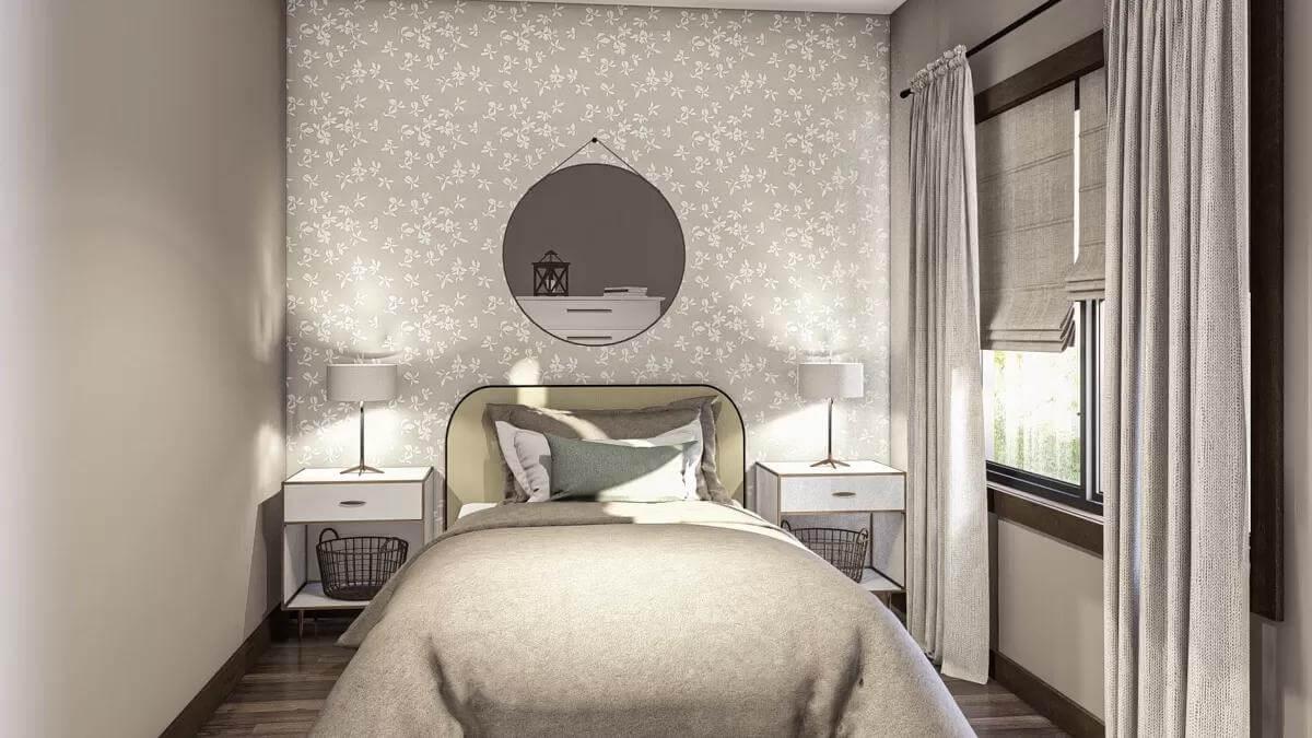 Check Out the Elegant Simplicity in This Cozy Bedroom with Floral Accents