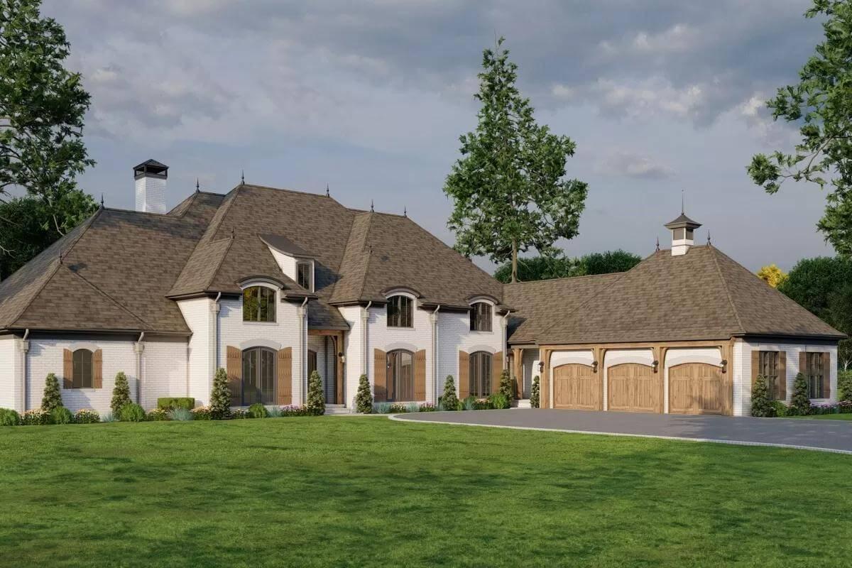 Classic Manor with Striking Dormers and a Sprawling Garage