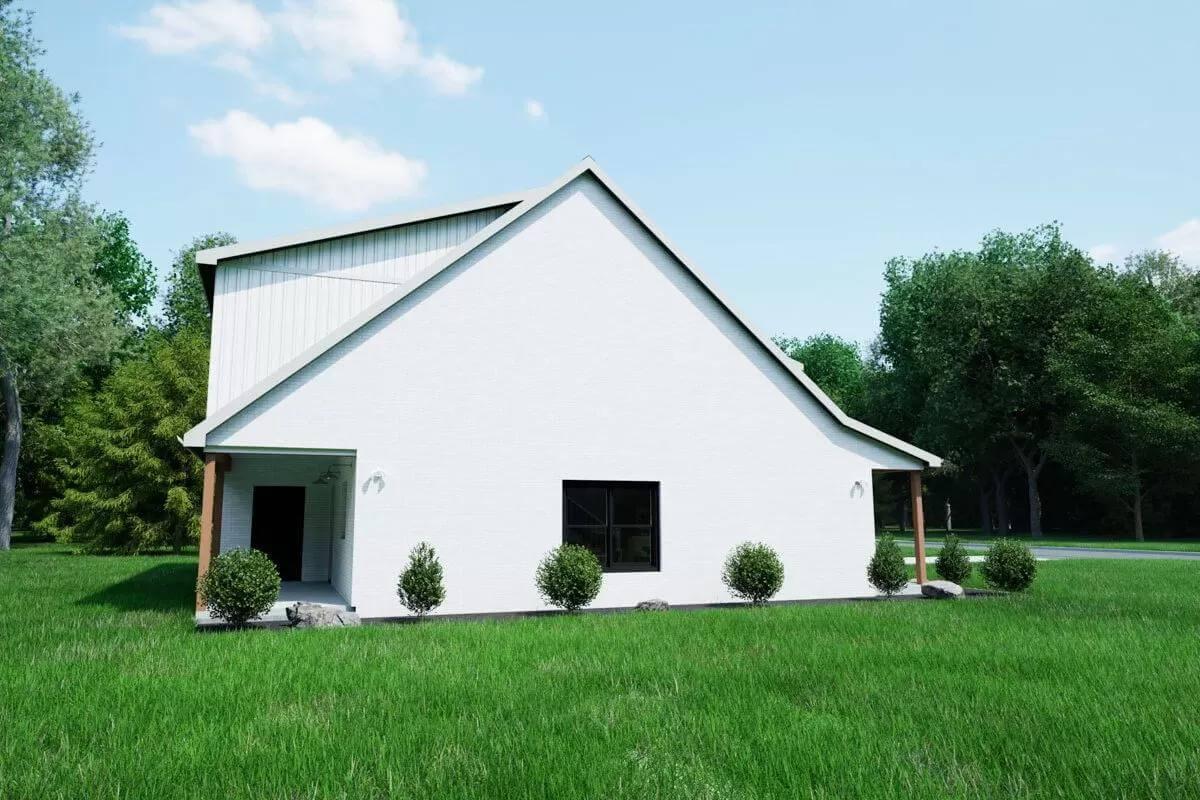 Notice the Seamless Blend into Nature with This Gabled Cottage