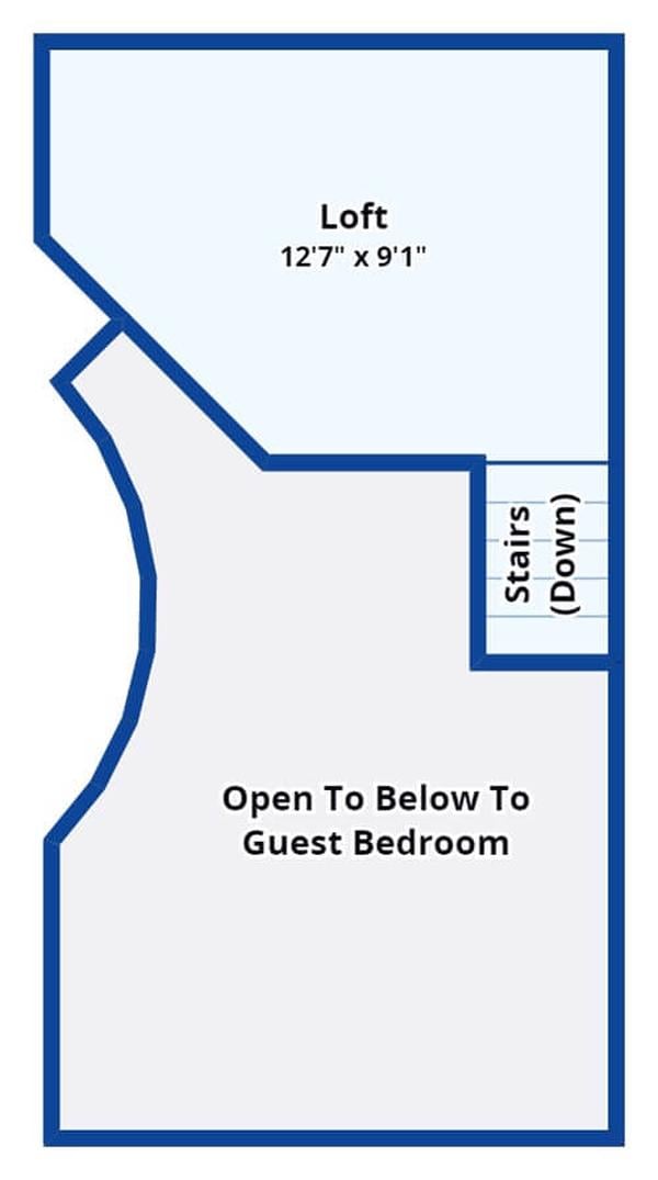 Discover the Loft Overlooking the Guest Bedroom