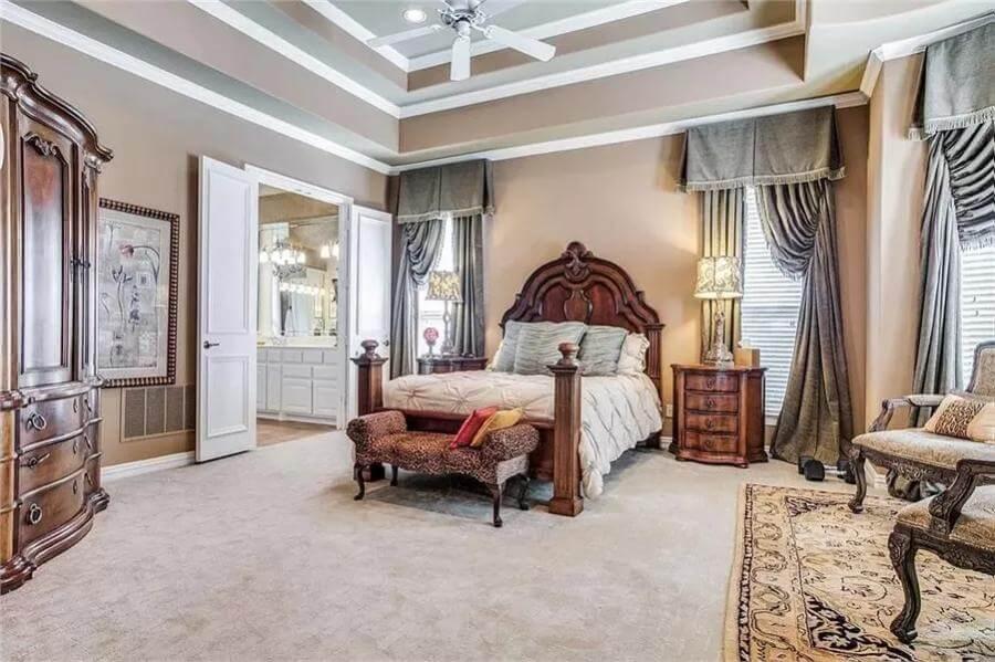 Experience Classic Elegance with This Master Bedroom