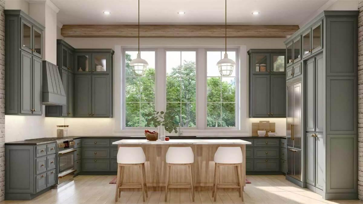 Check Out the Stunning Cabinetry and Natural Light in This Kitchen