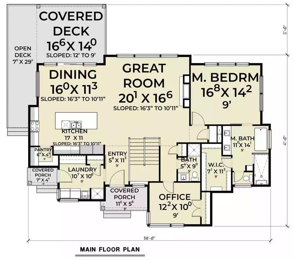 Explore the Open-Concept Main Floor with Vaulted Ceilings