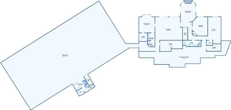Sprawling Main Level with Unique Game Room and Bar Area