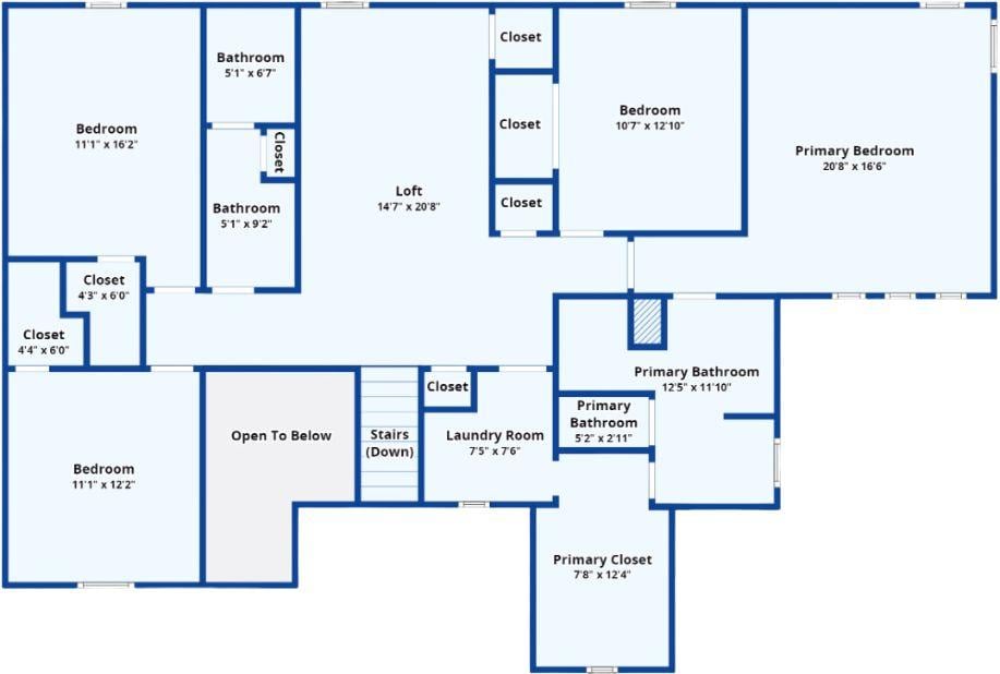 Check Out the Great Flow and Spacious Loft in This Modern Craftsman Upper Level