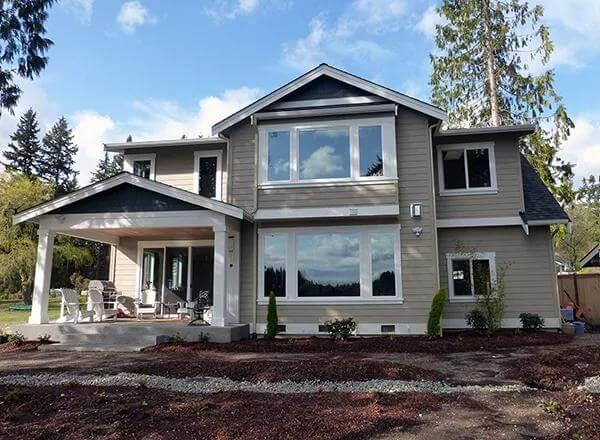 Relax Under the Covered Porch of This Modern Craftsman Exterior