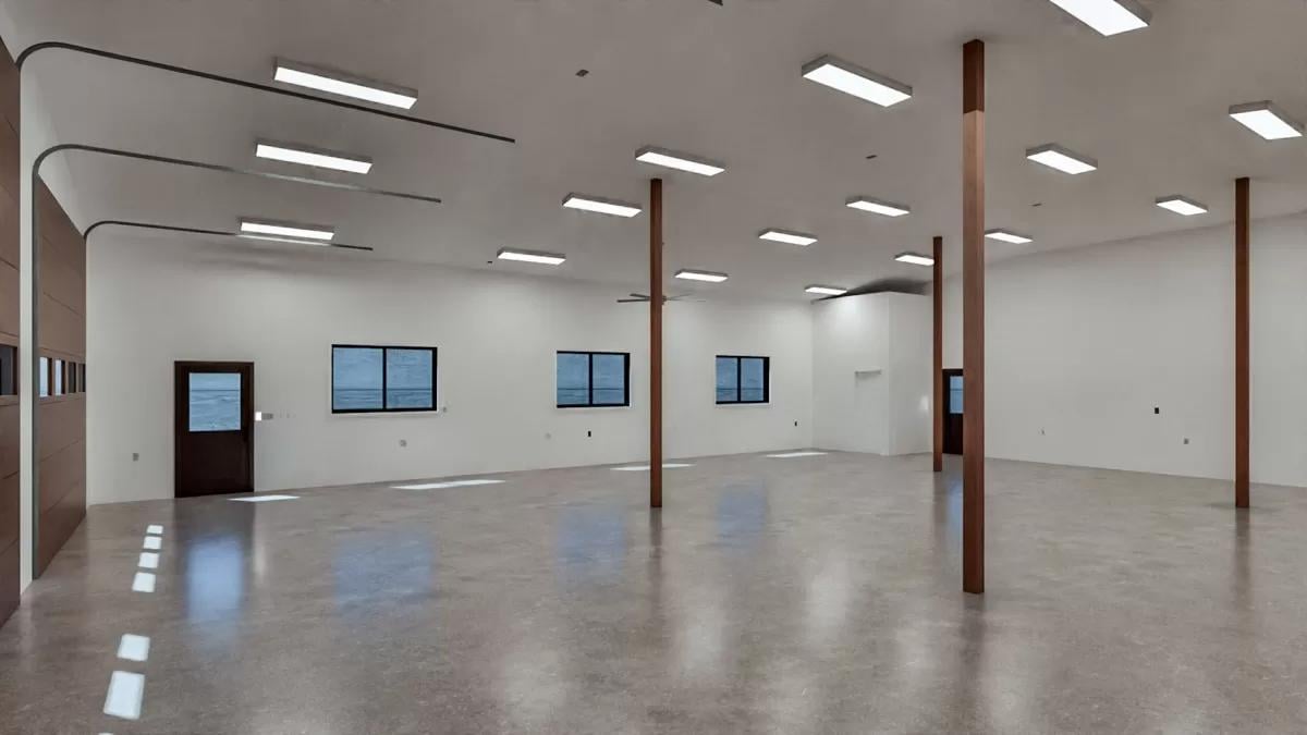 Notice the Open Versatility of This Expansive Interior Space