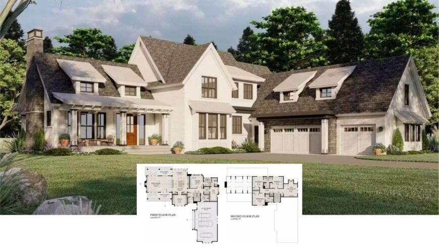 Tour a Captivating Craftsman Home with Intricately Detailed Rooflines
