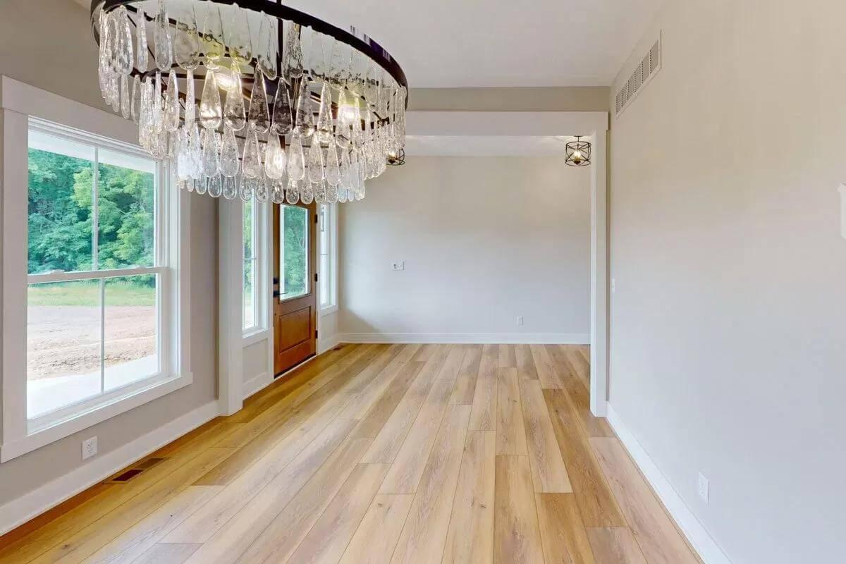 Wow, Check Out That Crystal Chandelier in the Entryway