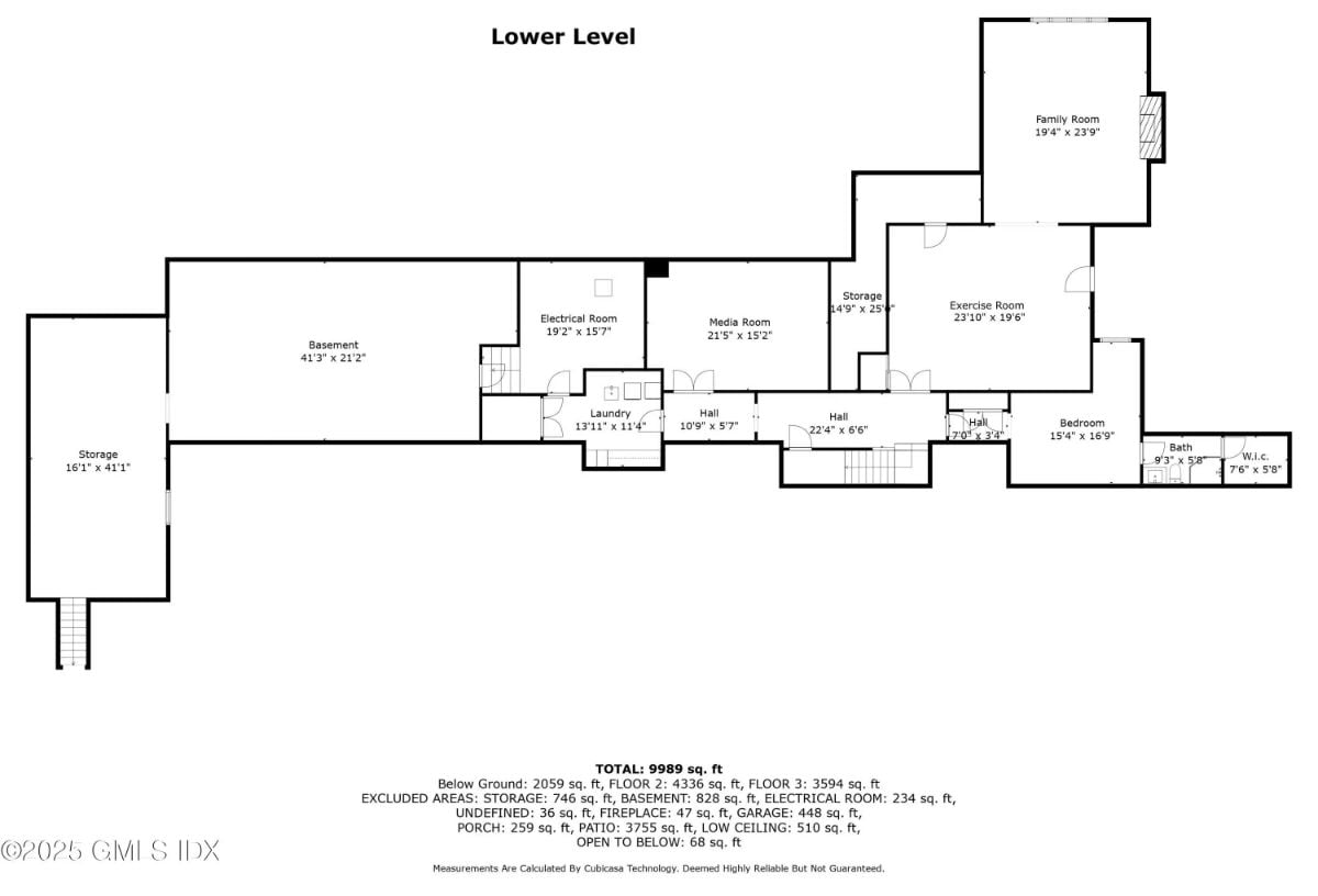 Lower Level Floor Plan