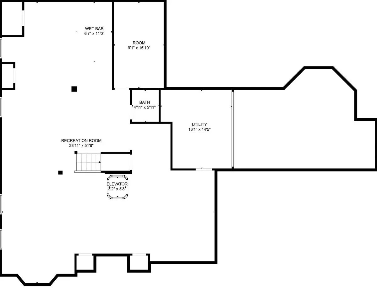 Lower Level Floor Plan