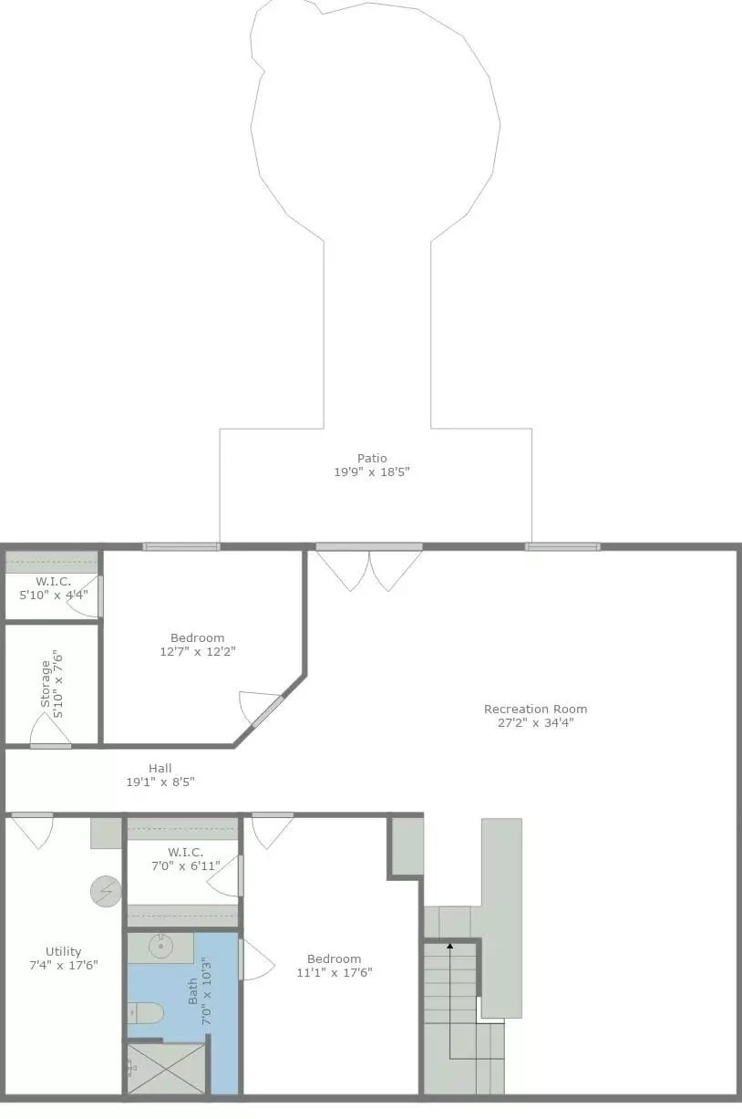Lower Level Floor Plan