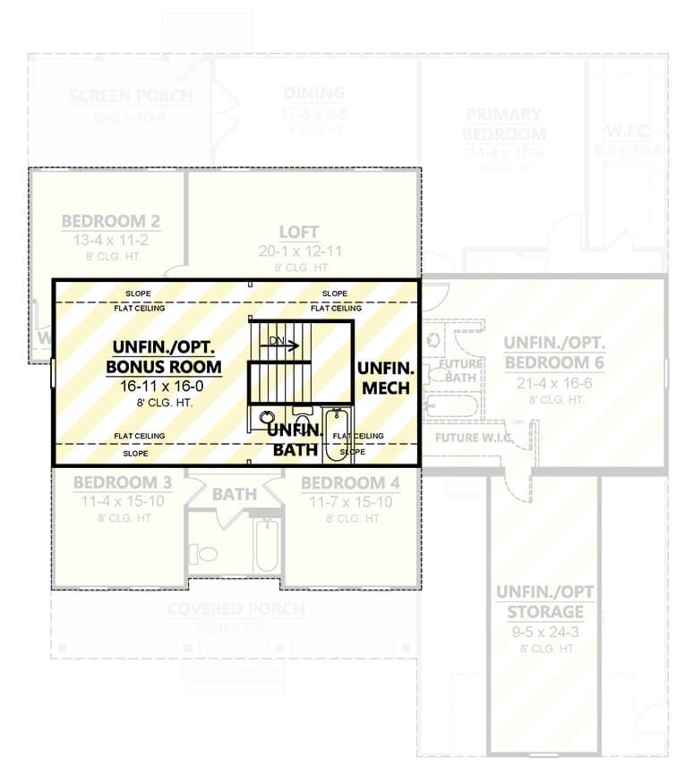 Bonus Level Floor Plan