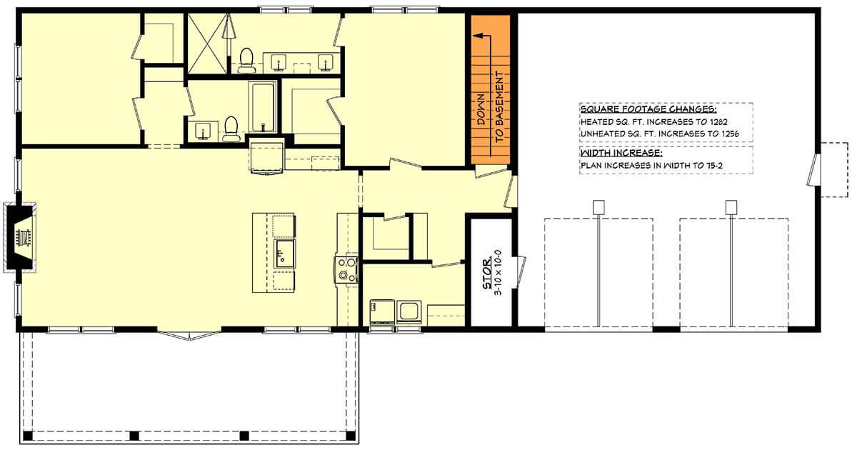 Lower Level Floor Plan
