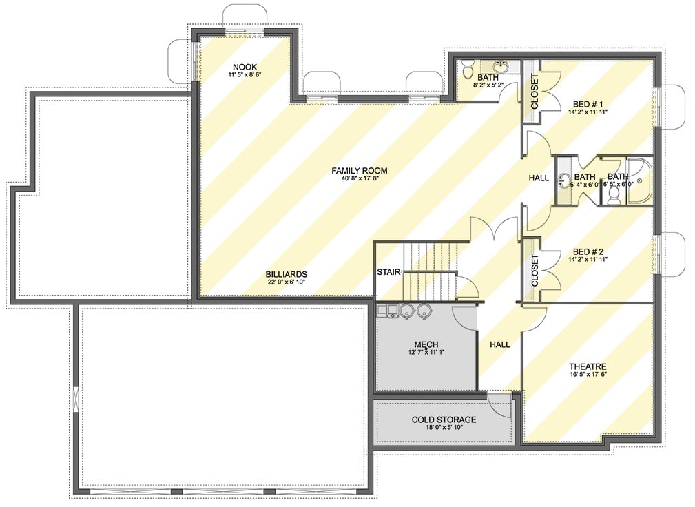 Lower Level Floor Plan