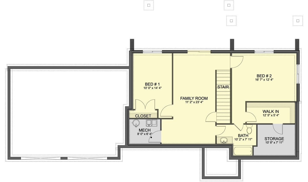 Lower Level Floor Plan