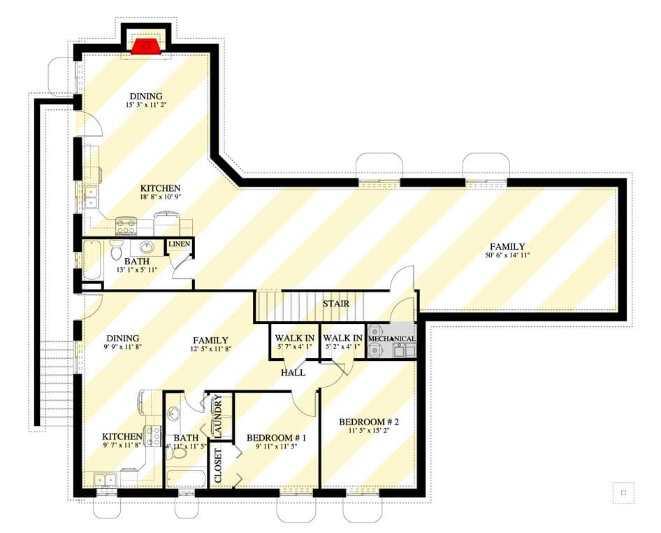Lower Level Floor Plan