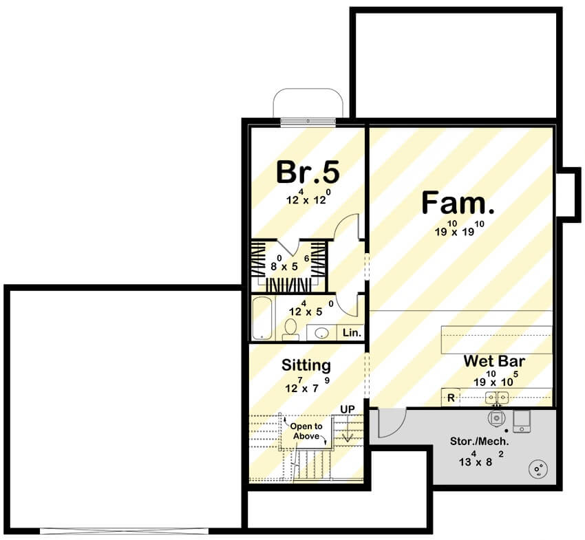 Lower Level Floor Plan