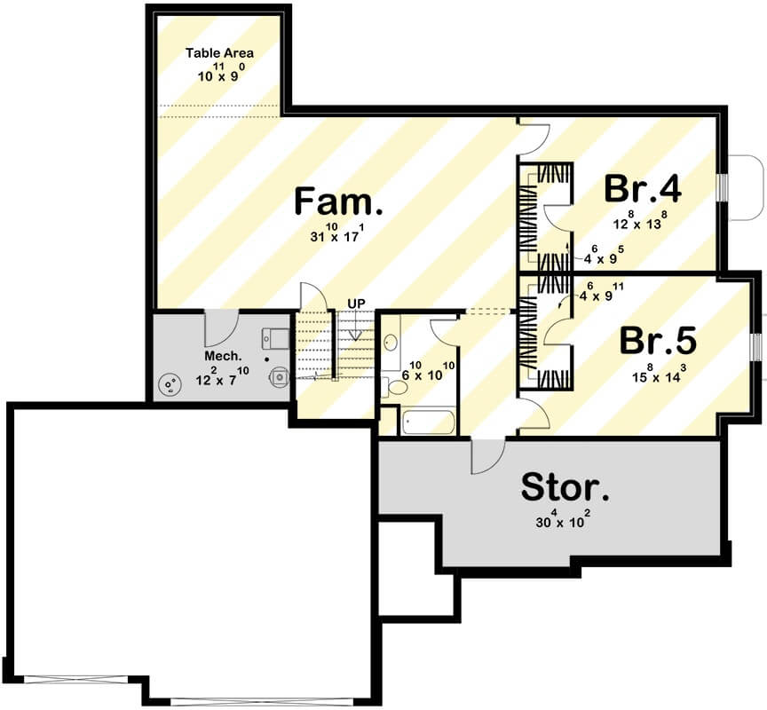 Lower Level Floor Plan