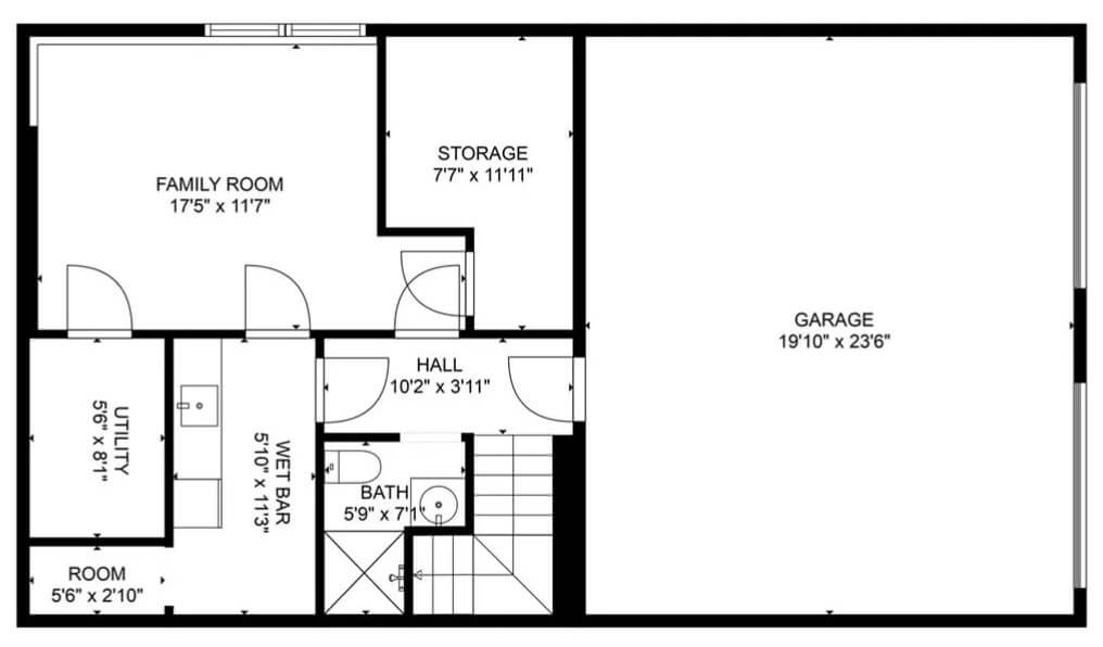 Lower Level Floor Plan