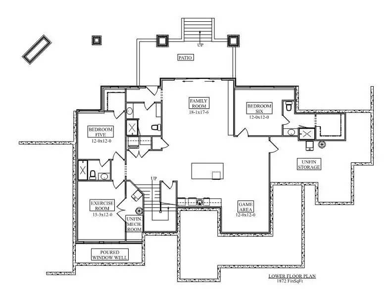 Lower Level Floor Plan